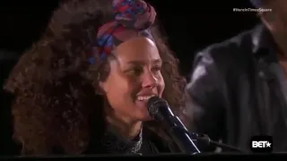 Alicia Keys   No one, New York Here in Times Square 2016