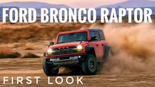 Watch: 2022 Ford Bronco Raptor SUV takes off-roading to the next level