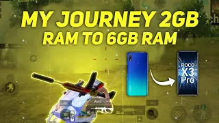 😰My journey 2gb ram to Poco x3 pro⚡|| Pubg montage || Bgmi montage