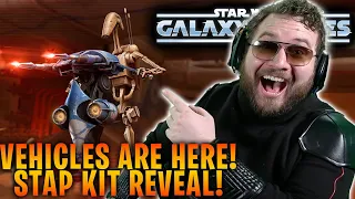 WOW! BIG GENERAL GRIEVOUS BOOST! STAP KIT REVEAL - VEHICLES ARE HERE IN SWGOH!