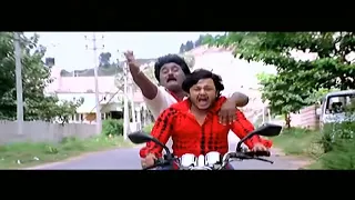 ರೇಖಾ ಕಾರಿಗೆ ಗಣೇಶ್ ಬೈಕ್ ಡಿಕ್ಕಿ, ಕೋಮಲ್ ಪರದಾಟ | Ganesh, Komal & Tennis Krishna Comedy Scene of Chellata