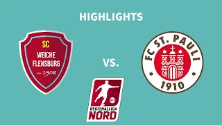 9. Spieltag Regionalliga Nord 23/24 | SC Weiche Flensburg 08 - FC St. Pauli  II | Highlights