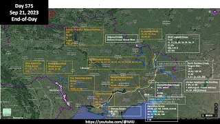 Ukraine military situation: Sep 20 - 21, 2023 (Pause in Ukrainian attacks)