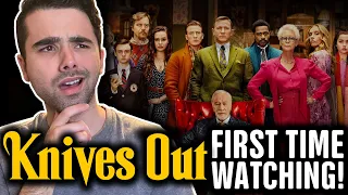 WATCHING KNIVES OUT FOR THE FIRST TIME!! KNIVES OUT (2019) MOVIE REACTION PART 1