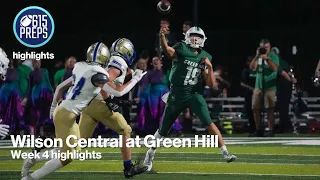 TSSAA football highlights: Green Hill 27, Wilson Central 20