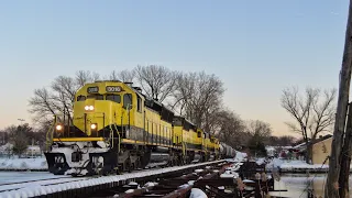 NYSW SU-99 Crosses the Hackensack River with 4 Units - 2/4/21