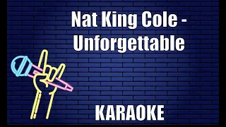 Nat King Cole - Unforgettable (Karaoke)