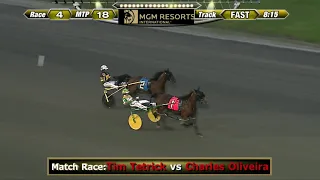 Charles Oliveira Wins Exhibition Harness Race