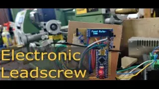 Arduino based Electronic leadscrew - First threads