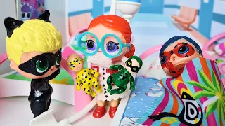 THIS IS NOT MY BABY! Lady Bug and Super Cat family LOL funny dolls LOL Darinelka cartoons