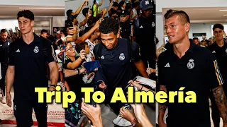 Real Madrid Travel To Almería For La Liga Clash Vs UD Almería | Vini Jr, Bellingham, Valverde, Kepa