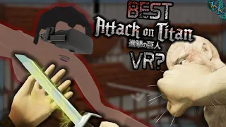 What is THE BEST Attack on Titan VR Game?! - AoQ vs. AoT VR by Slavka