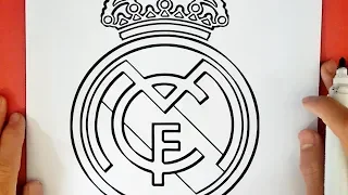 COMO DIBUJAR EL ESCUDO DEL REAL MADRID