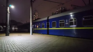 🇺🇦 Електровоз ЧС8-023 з поїздом EN 105 "Чорноморець" Киев-Одеса