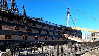 Virtual Tour Of Portsmouth Historic Dockyard - HMS Victory, HMS Warrior - December 2021 | kittikoko