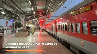 Journey in Hapa Duronto Express | India’s Second Longest Non Stop Running Train | Full Journey