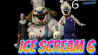 ice scream6 first gameplay. my friends