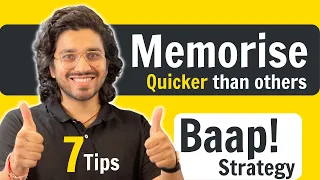7 Secrets to Memorise Things Quicker than others | How to Memorize better?