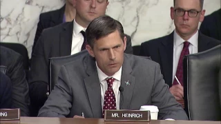 Heinrich Questions Top Intelligence Officials In Senate Intel Committee Hearing