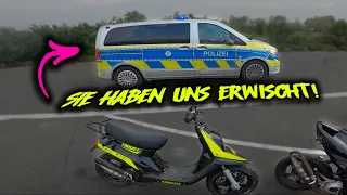 POLIZEI HAT UNS!👮‍♂️| Scooter Tuning Zahlt sich aus!😈| Mbk booster
