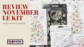 Limited Edition kit November by My creative scrapbook