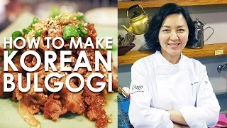 How To Make Korean Bulgogi by Chef Jia Choi