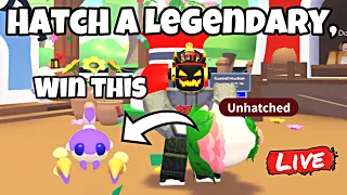 🔴Hatch a Legendary, WIN a NEON l New Subs get a free pet l Hatching New Garden Eggs 👋