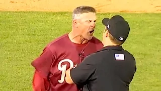 Coach Has EPIC Meltdown, Kicks Second Base Into Outfield