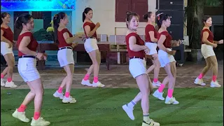 Vũ Điệu Lambada sôi động - CLB dân vũ Hoàng Lương giao lưu thôn Tam Đồng II DV Hứa Mạnh II