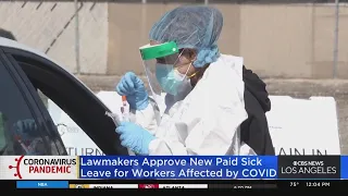 Paid Sick Leave Approved For Workers Hit By COVID-19