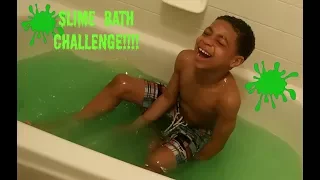 We're Back!!! Crazy Slime Bath Challenge!!!