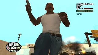 Не много войны с ментами в gta san andreas .