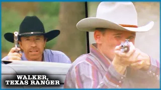 Walker Chases Down Attempted Murderer | Walker, Texas Ranger