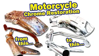 How to restore the chrome on motorcycle parts