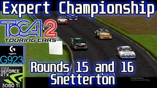 Let's Play TOCA 2 Touring Cars - Expert Championship Rounds 15 and 16 Snetterton