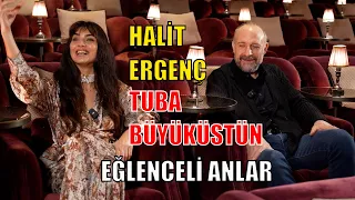 Tuba Büyüküstün Halit Ergenç ''Yarın Yokmuş Gibi'' röpörtajı en eğlenceli anlar