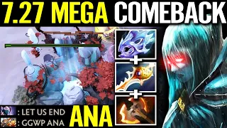 7.27 Best Megacreeps Comeback! 550% DMG CRIT Divine Rapier ANA PHANTOM ASSASIN Dota 2 Pro Gameplay