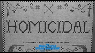 Homicidal (1961) title sequence