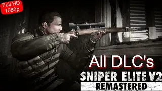 Sniper Elite V2 Remastered | DLC | All DLC's |FULL GAMEPLAY |Full HD 1080p/60fps [PC]-No Commentary-