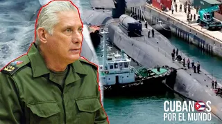 La dictadura cubana patalea por la presencia de un submarino en la Base Naval de Guantánamo