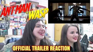 ANT MAN AND THE WASP OFFICIAL TRAILER REACTION