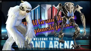 My first use of  Omicron Wampa vs General Grievous and Droids!!!!