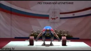 2012 Russian Nationals 94kg class Snatch