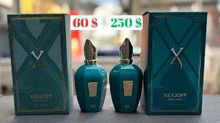 Fake vs Real Xerjoff Erba Pura Perfume New Package