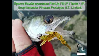 Просто бомба приманка FishUp Flit 2" і Tanta 1,5". Graphiteleader Finezza Prototype S.T. Limited.