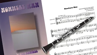 Nowhere Man, by the Beatles, for Clarinet Duet