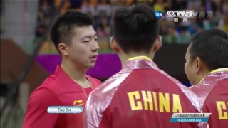 2014 Asian Games Men's Team FINAL: MA Long vs JOO Sae-hyuk