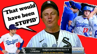 Tony La Russa TENSE Full Post-Game Interview 🤬 | DEFENDS Intentional Walk, Max Muncy HR