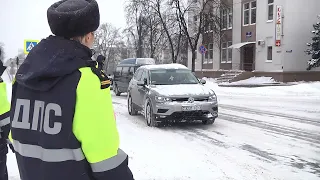 Накануне 14 февраля сотрудники ГАИ подготовили гомельским водителям сюрприз