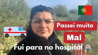 Passei Mal no trabalho e fui parar no hospital, SAÚDE PÚBLICA em Portugal!🇵🇹 ￼￼